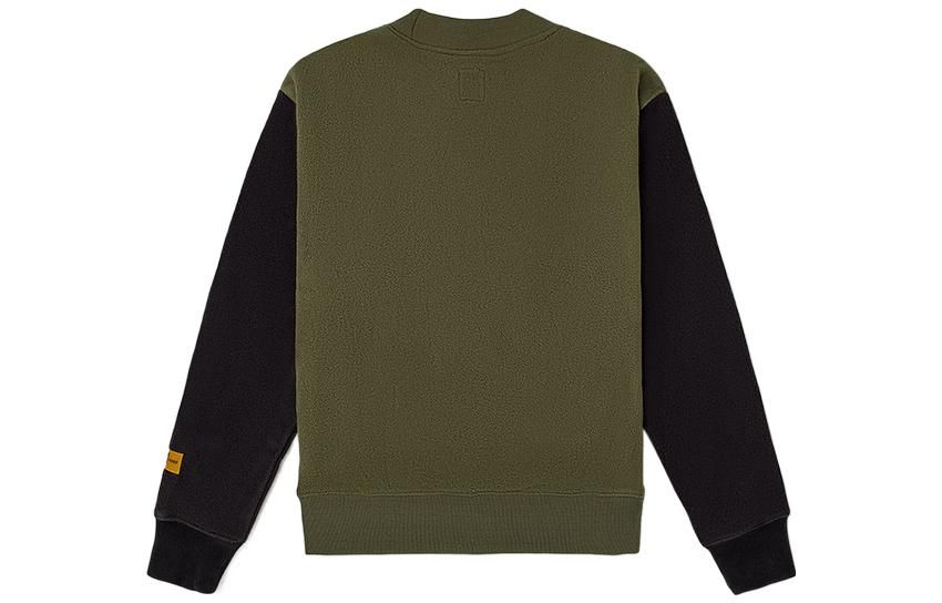 (WMNS) Vans AP World Code Mock Fleece Crew Sweater 'Green Black' VN0A54M9KCZ sold by KicksCrew product image thumbnail 2