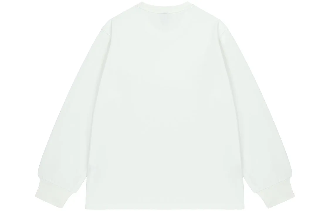 Mizuno Logo Graphic Long Sleeve T-shirt 'White' A2CA2A08 sold by KicksCrew product image thumbnail 2