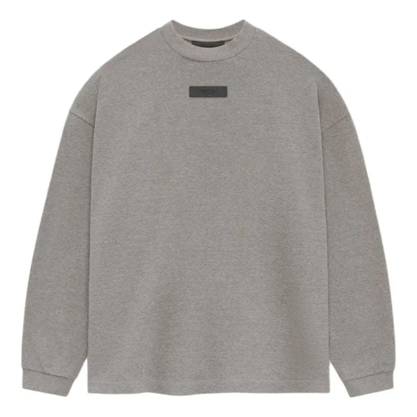 Fear of God Essentials Long-Sleeve T-shirt 'Heather Grey' 125SU244201F sold by KicksCrew