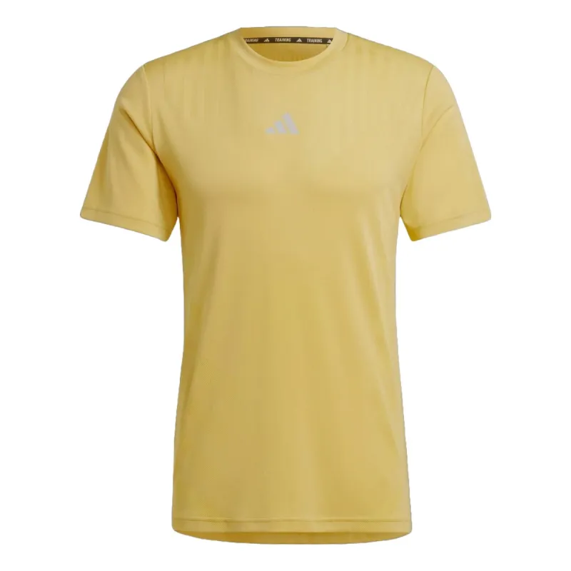 adidas HIIT Airchill Workout T-shirt Asia Sizing 'Yellow' IS3731 sold by KicksCrew