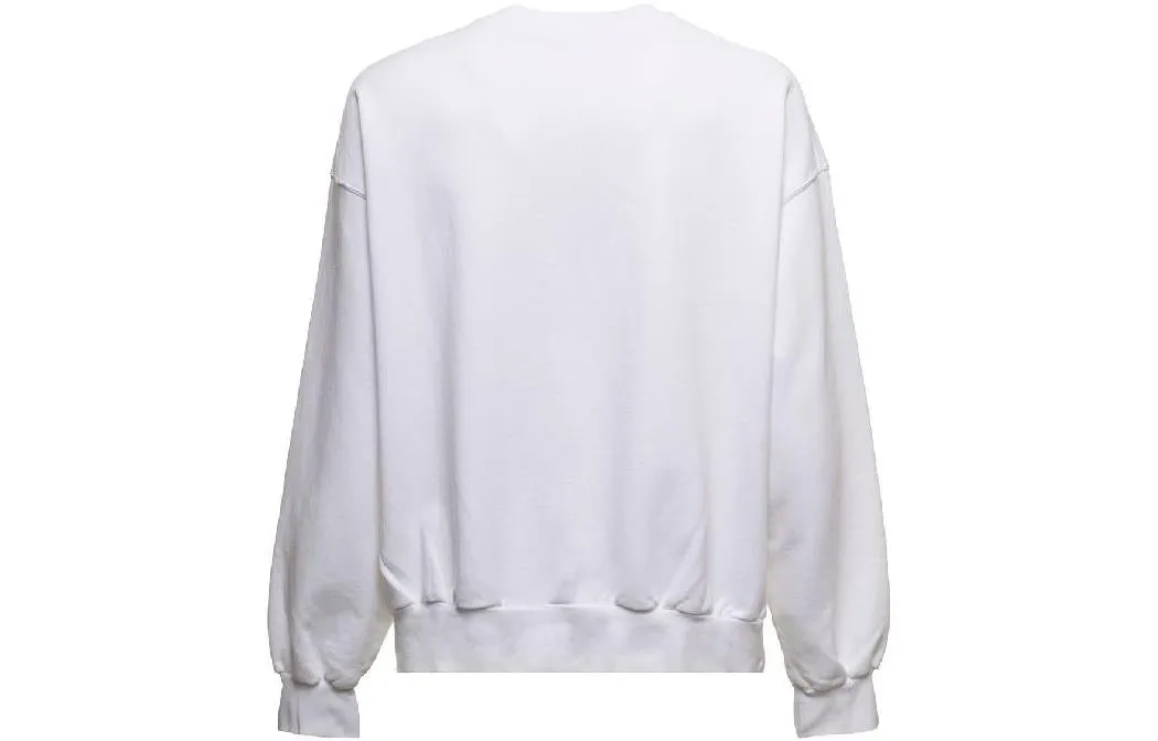 Balenciaga Script Logo Crewneck Sweatshirt 'White' 697869TMVB59040 sold by KicksCrew product image thumbnail 2