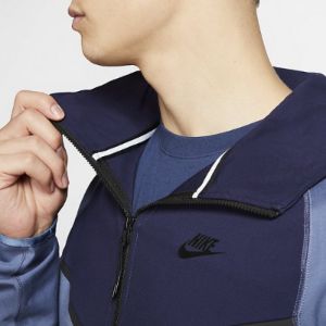 Nike NSW Sportswear Tech Full-Zip Hoodie 'Diffused Blue' CJ4277-491 sold by KicksCrew