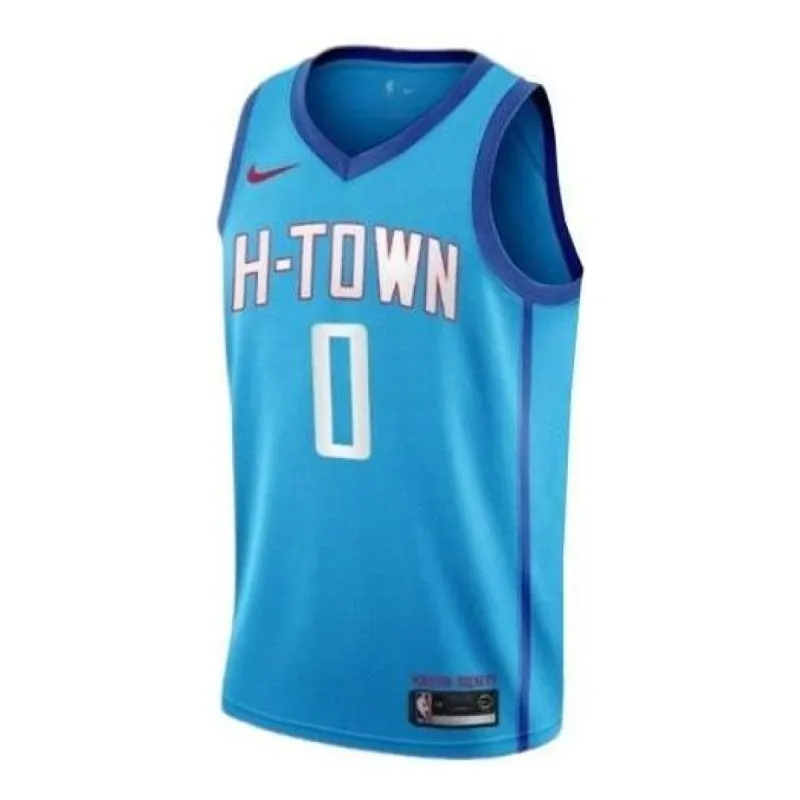 Nike x NBA H-Town City Houston Rockets Jersey 'Russell Westbrook 0' CN1731-462 sold by KicksCrew