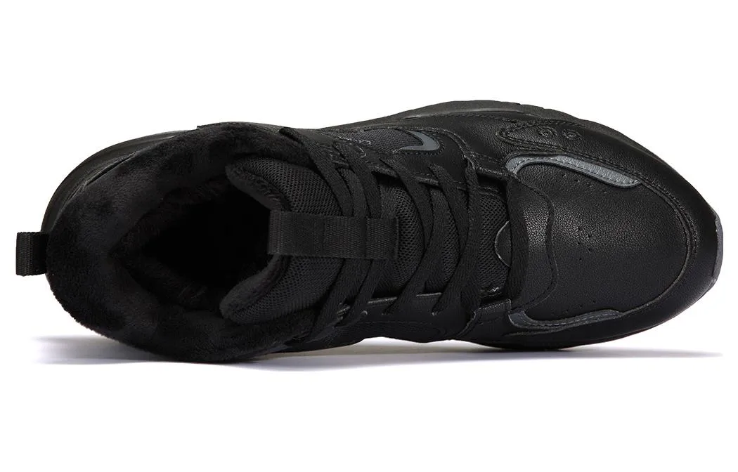 Li-Ning Lifestyle High Top Shoes 'Black Velour' AGLS209-3 sold by KicksCrew product image thumbnail 4