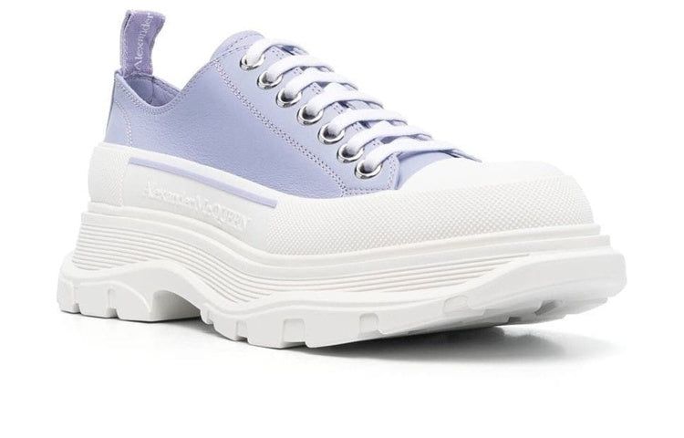 (WMNS) Alexander McQueen Tread Slick Sneakers 'Blue White' 702042WHZ625439 sold by KicksCrew product image thumbnail 2