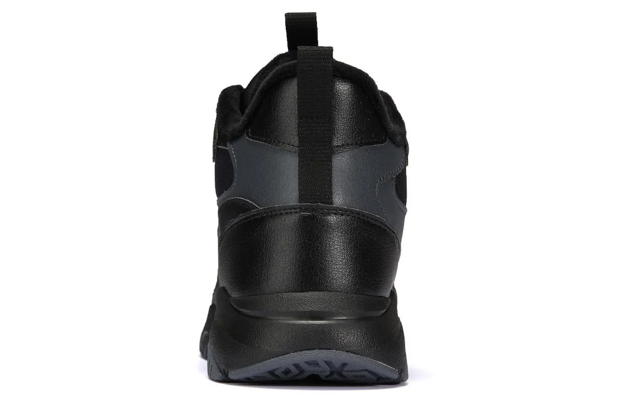 Li-Ning Lifestyle High Top Shoes 'Black Velour' AGLS209-3 sold by KicksCrew product image thumbnail 5