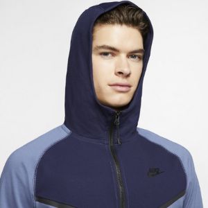 Nike NSW Sportswear Tech Full-Zip Hoodie 'Diffused Blue' CJ4277-491 sold by KicksCrew