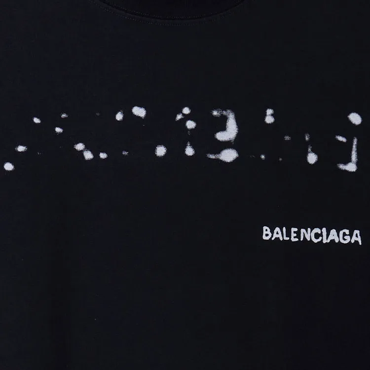 Balenciaga Hand Drawn Balenciaga T-Shirt Large Fit 'Black' 641675TOVO51070 sold by KicksCrew product image thumbnail 5