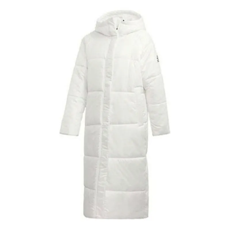 (WMNS) adidas Extended Big Baffle Parka Asia Sizing 'White' EK4814 sold by KicksCrew