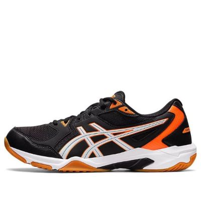 ASICS Gel-Rocket 10 2E Wide 'Black Shocking Orange' 1071A081-011 sold by KicksCrew
