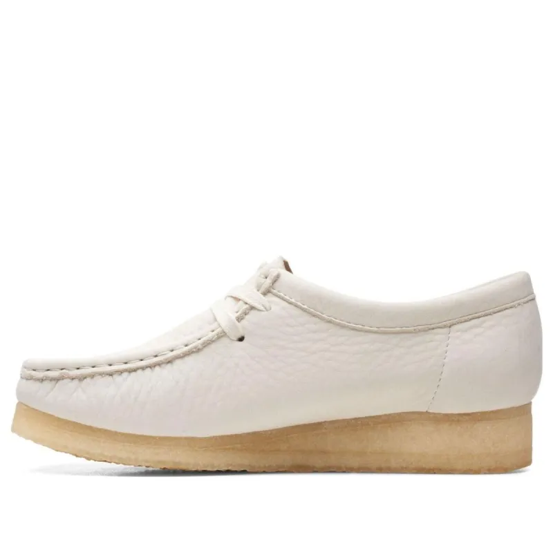 (WMNS) Clarks Wallabee 'White Nubuck' 26165560 sold by KicksCrew