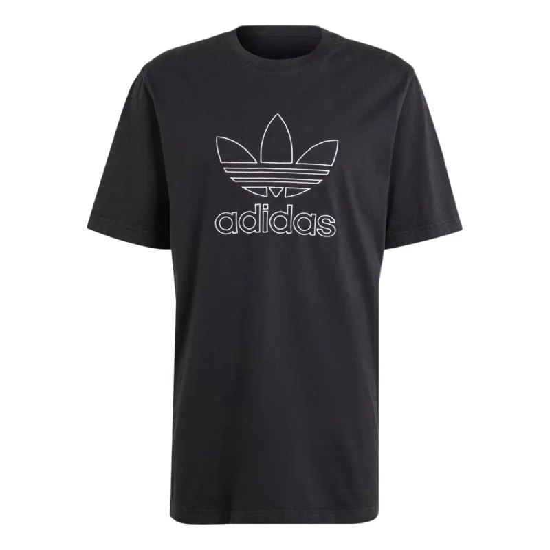 adidas Adicolor Outline Trefoil T-shirt 'Black' IU2347 sold by KicksCrew