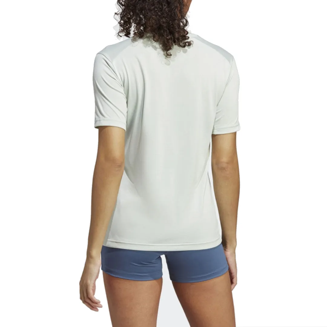 (WMNS) adidas Terrex Multi T-Shirt Asia Sizing 'Teal' HM4042 sold by KicksCrew product image thumbnail 2