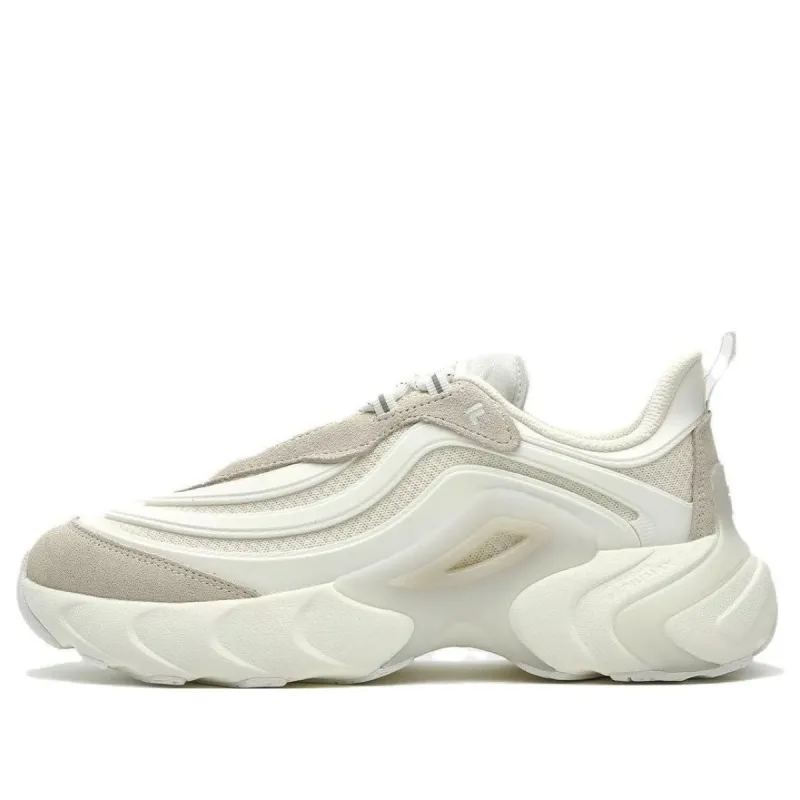 (WMNS) FILA FUSION Ray 4 Sneakers 'White Beige' T12W331108FBA sold by KicksCrew