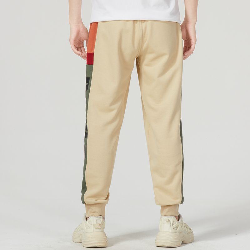 Puma Retro Block Sweatpant 'Beige Grey Red Black' 530714-12 sold by KicksCrew product image thumbnail 3
