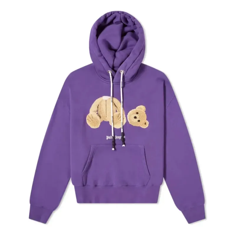 Palm Angels Kill The Bear Popover Hoodie 'Purple' PMBB058E20FLE0033760 sold by KicksCrew