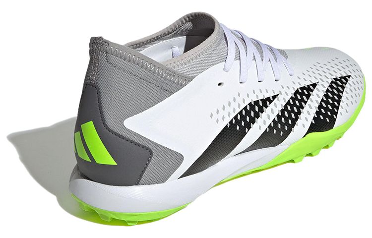 Adidas Predator Accuracy.3 Turf Boots 'Cloud White Core Black Lucid Lemon' GZ0004 sold by KicksCrew product image thumbnail 4