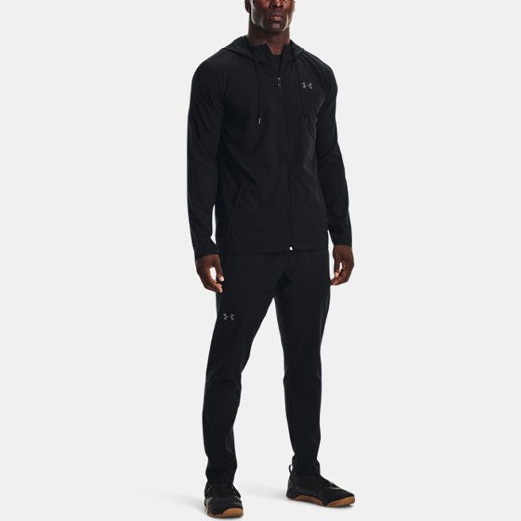 Under Armour Perforated Windbreaker Jacket 'Black' 1370499-001 sold by KicksCrew product image thumbnail 4