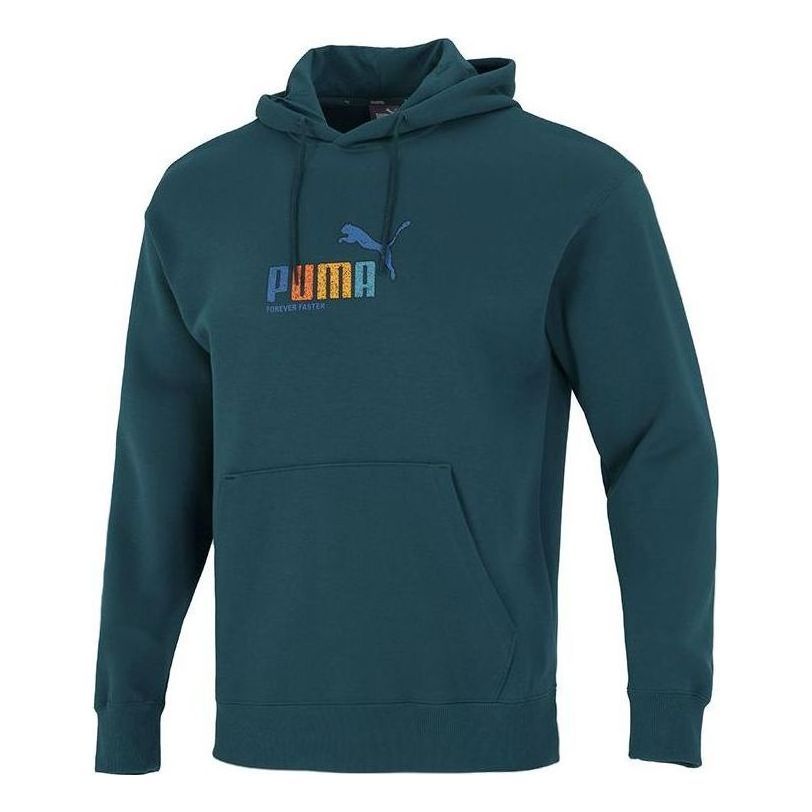 PUMA Essentials Rainbow Hoodie 'Teal' 673598-24 sold by KicksCrew