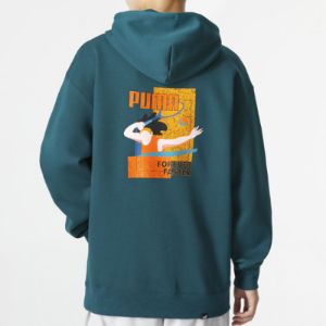 PUMA Essentials Rainbow Hoodie 'Teal' 673598-24 sold by KicksCrew