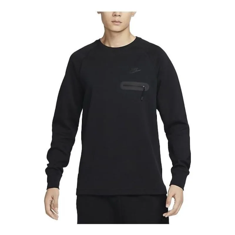 Nike Tech Fleece Lightweight Logo T-Shirt 'Black' FD9881-010 sold by KicksCrew