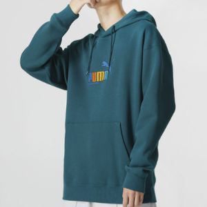 PUMA Essentials Rainbow Hoodie 'Teal' 673598-24 sold by KicksCrew