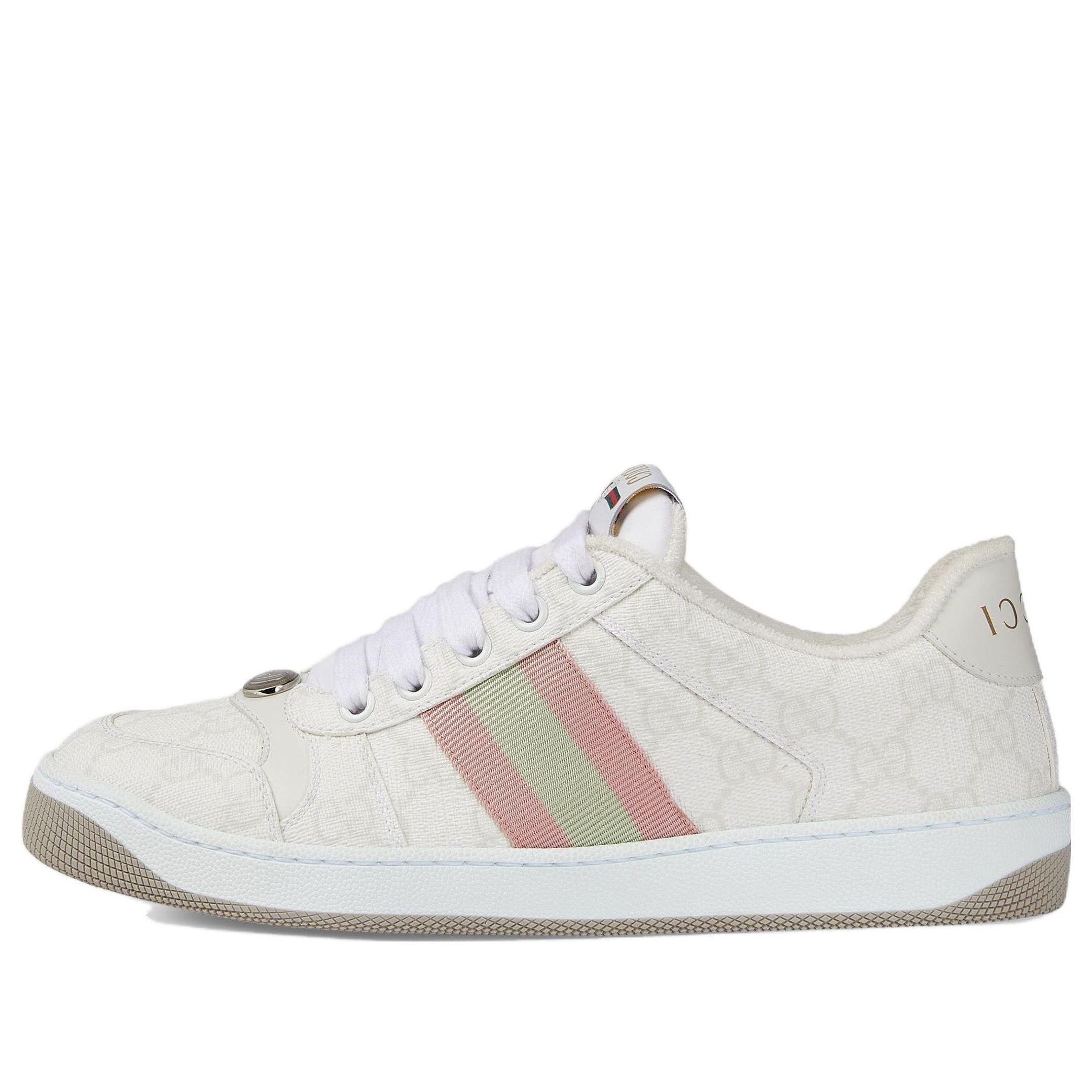 (WMNS) GUCCI Screener sneaker 'White GG Supreme' 771134-96GE0-9058 sold by KicksCrew