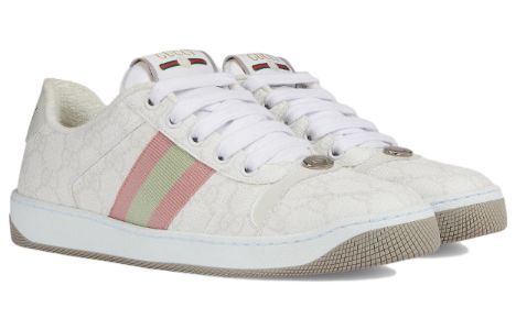 (WMNS) GUCCI Screener sneaker 'White GG Supreme' 771134-96GE0-9058 sold by KicksCrew