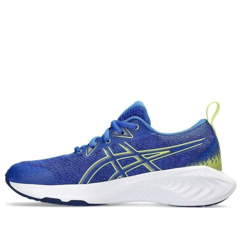 (GS) ASICS Gel-Cumulus 25 'Illusion Blue Glow Yellow' 1014A312-400 sold by KicksCrew