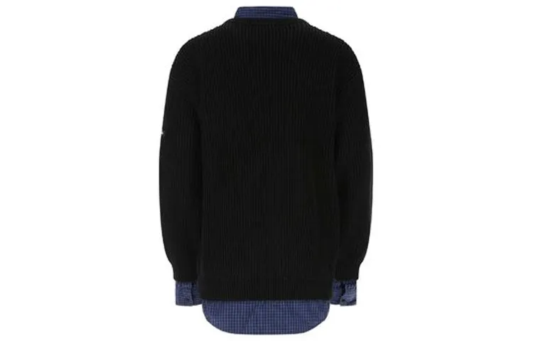 Balenciaga Shirt Detail Layered Jumper 'Black' 675268T32151000 sold by KicksCrew product image thumbnail 2