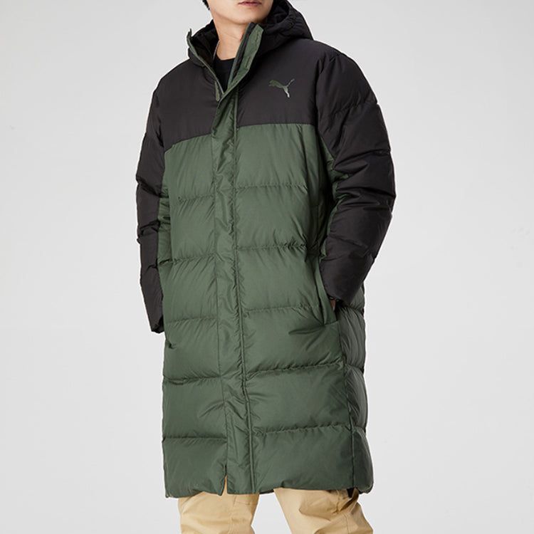 Puma Long Oversized Down Jacket 'Green Black' 585403-64 sold by KicksCrew product image thumbnail 5
