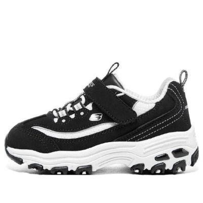 (GS) Skechers D'Lites Shoes 'Black White' 405221N-BKW sold by KicksCrew