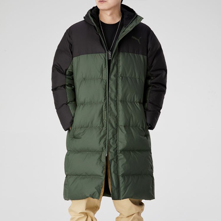 Puma Long Oversized Down Jacket 'Green Black' 585403-64 sold by KicksCrew product image thumbnail 3