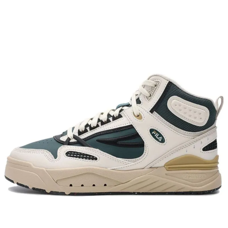 (WMNS) FILA High-Top Sneakers 'White Green' F12W341212FBP sold by KicksCrew