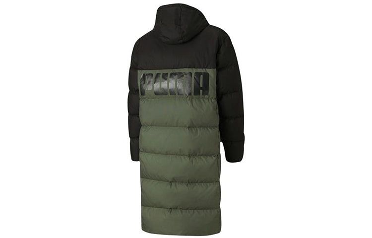 Puma Long Oversized Down Jacket 'Green Black' 585403-64 sold by KicksCrew product image thumbnail 2