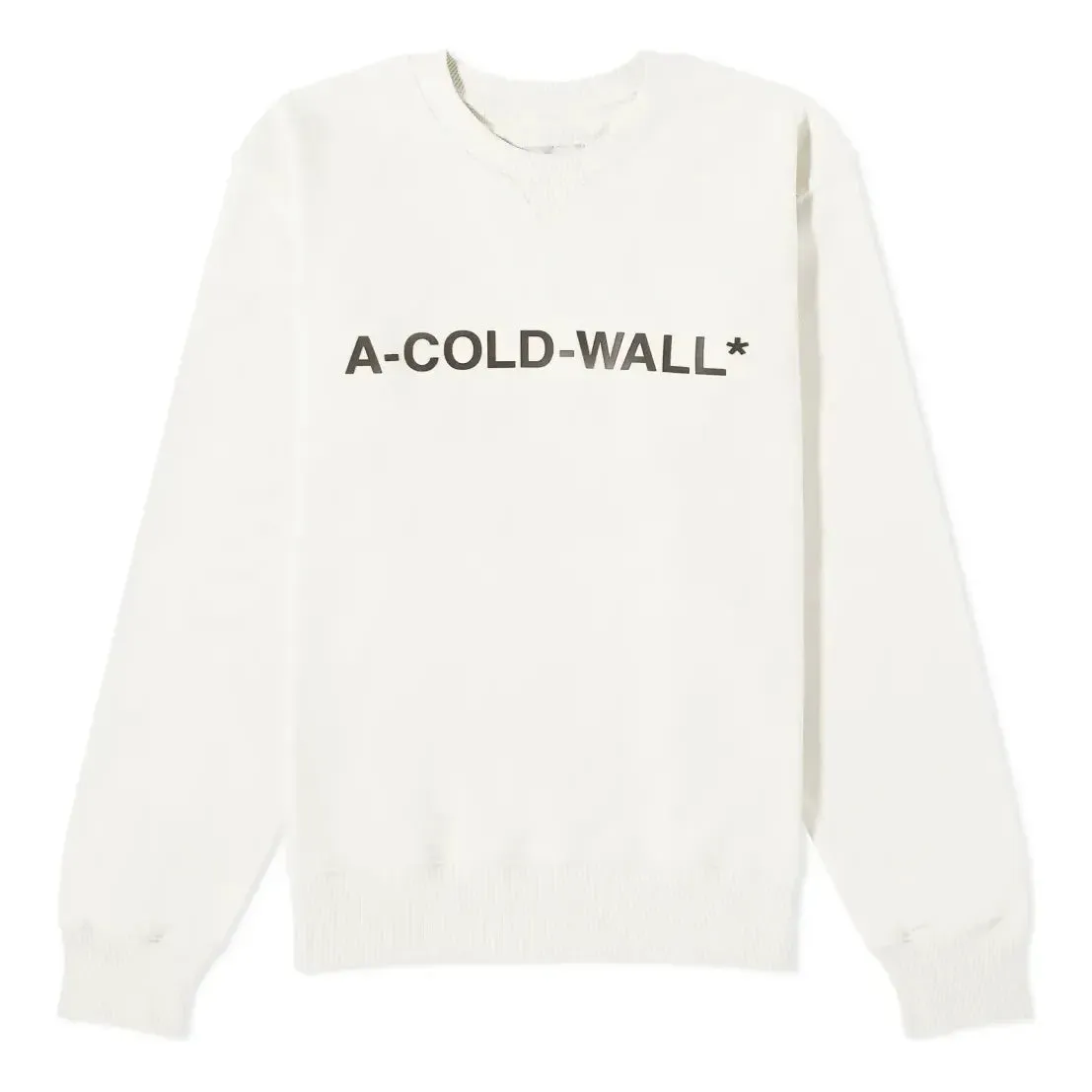 A-COLD-WALL* Essential Logo Crewneck Sweatshirt 'Bone White' ACWMW056-BONE sold by KicksCrew