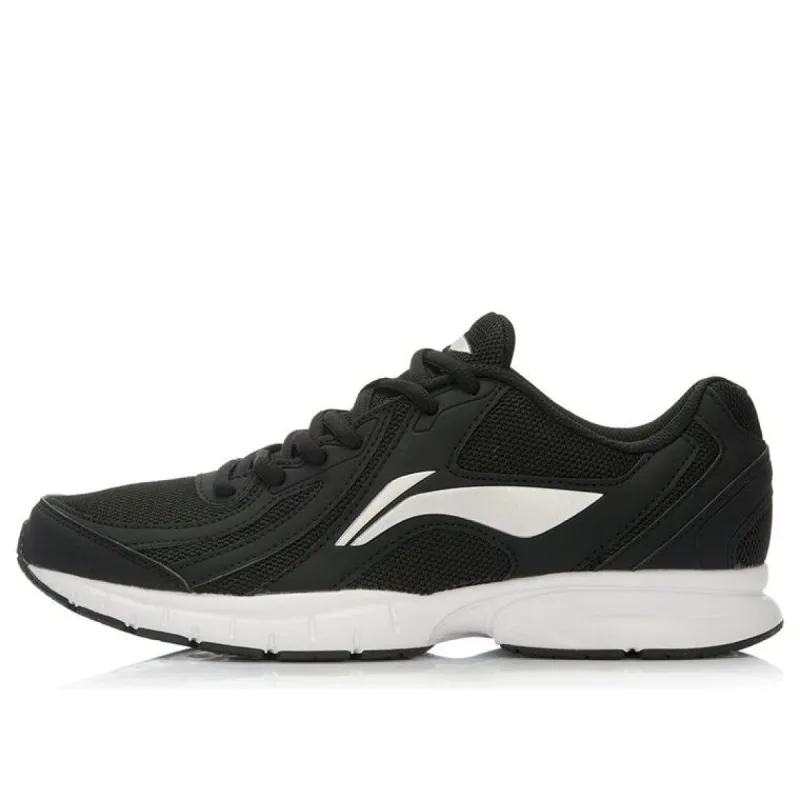 Li-Ning One Piece Lightweight Running Shoes 'Black Silver' ARBS009-1 sold by KicksCrew