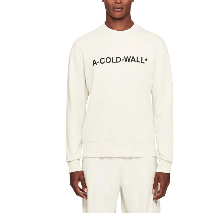 A-COLD-WALL* Essential Logo Crewneck Sweatshirt 'Bone White' ACWMW056-BONE sold by KicksCrew product image thumbnail 3