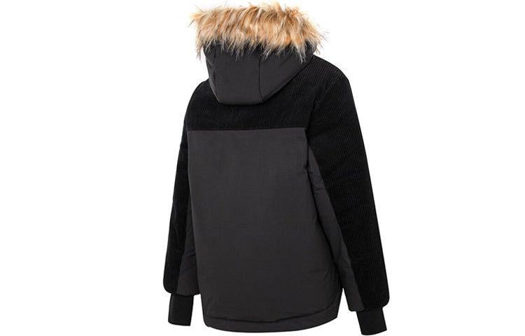 (WMNS) New Balance Winter Windproof Coat 'Black Brown' AWJ24306-BK sold by KicksCrew product image thumbnail 2