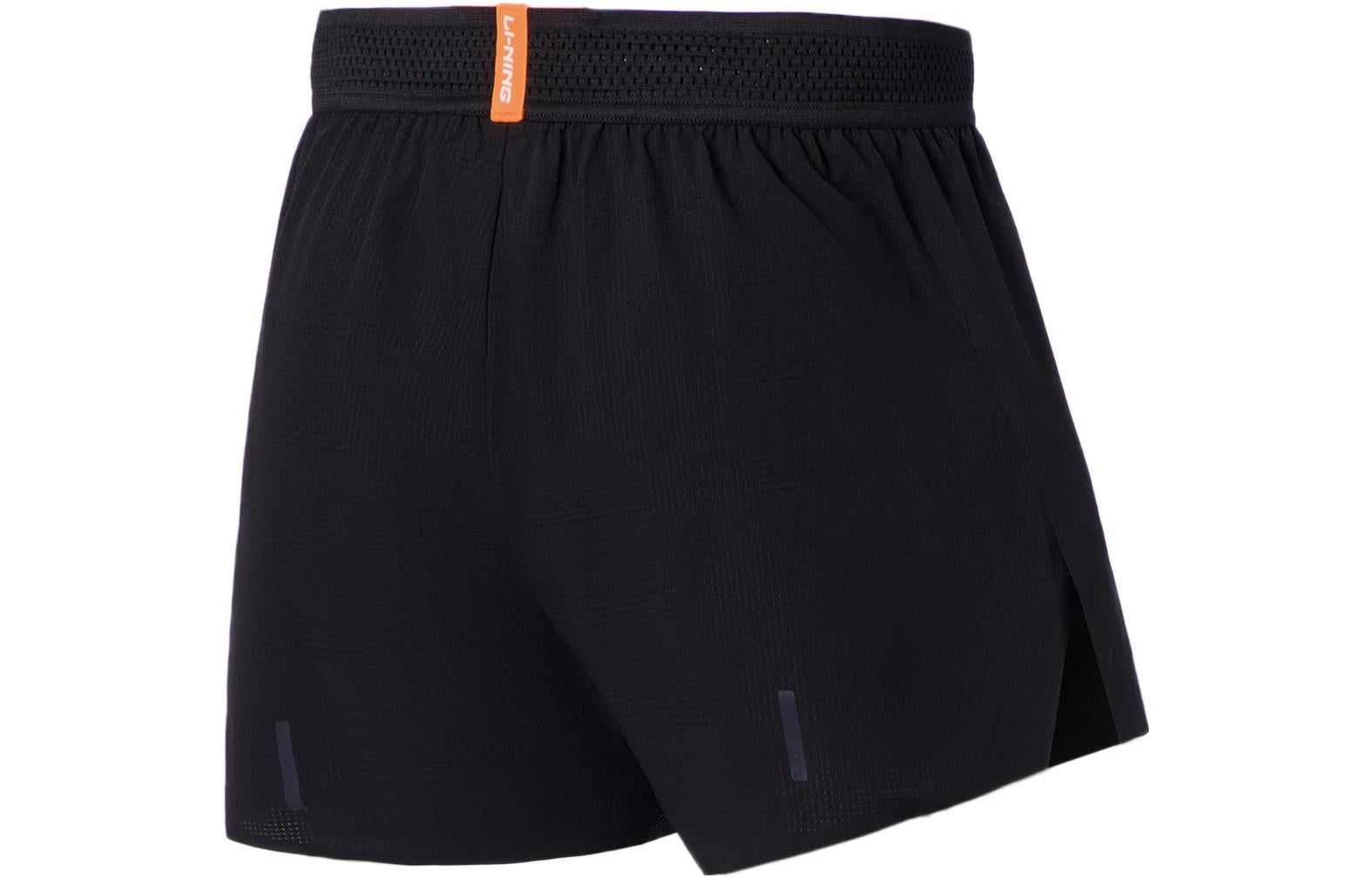 Li-Ning Premium Fast Dry Training Shorts 'Black' AAPS037-1 sold by KicksCrew product image thumbnail 2