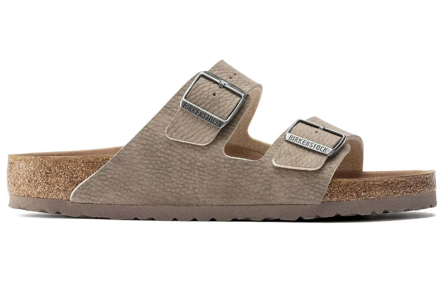 (WMNS) Birkenstock Arizona Vegan Synthetik Narrow Fit Sandals 'Desert Dust Gray Taupe' 1023036 sold by KicksCrew product image thumbnail 2