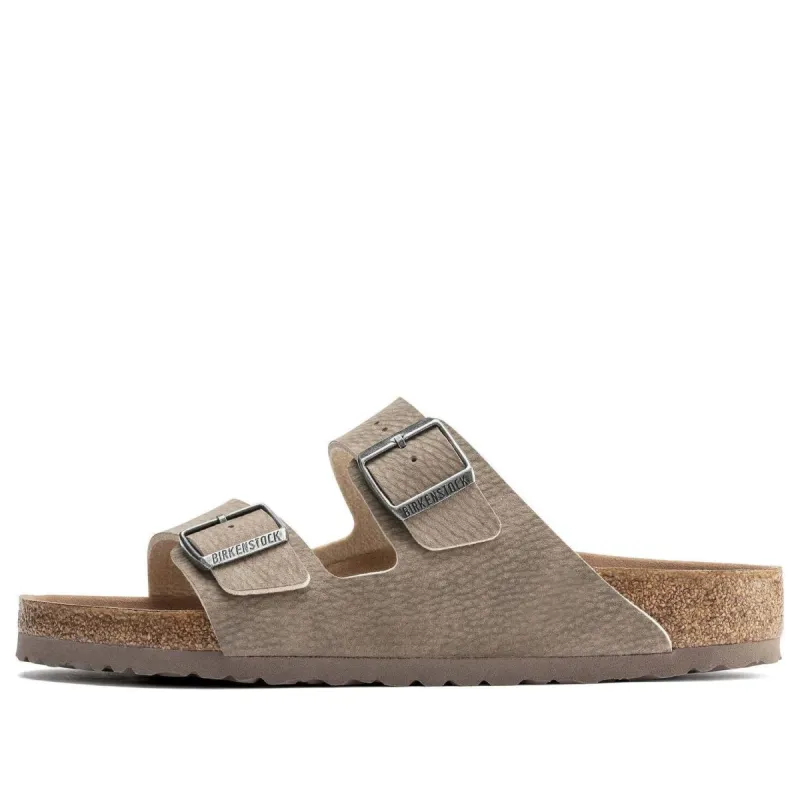 (WMNS) Birkenstock Arizona Vegan Synthetik Narrow Fit Sandals 'Desert Dust Gray Taupe' 1023036 sold by KicksCrew