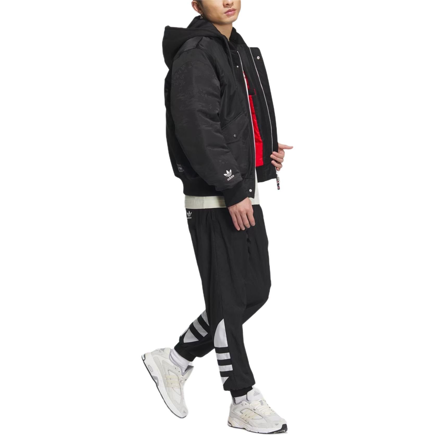 極美品✨adidas BOMBER PADDED MA-1 黒 2XL adidas アディダス BOMBER PADDED MA1 ナイロン ボンバー