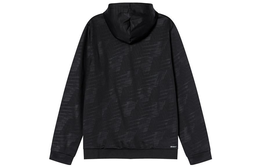 New Balance Essentials Allover Print Hoodie 'Black' AMT93023-BK sold by KicksCrew product image thumbnail 2
