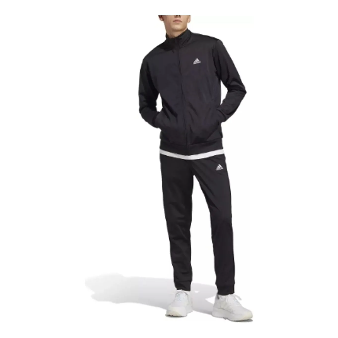 adidas Linear Logo Tricot Track Suit 'Black' IC6775 sold by KicksCrew product image thumbnail 2