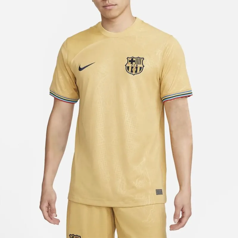 Nike FC Barcelona Stadium Away Jersey 22-23 'Yellow' DJ7675-715 sold by KicksCrew