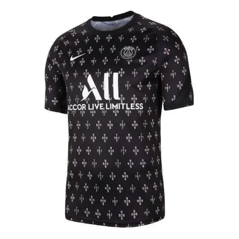 Nike Paris Saint-Germain Away Dri-FIT Pre-Match Soccer Jerseys 'Black' DH0535-659 sold by KicksCrew