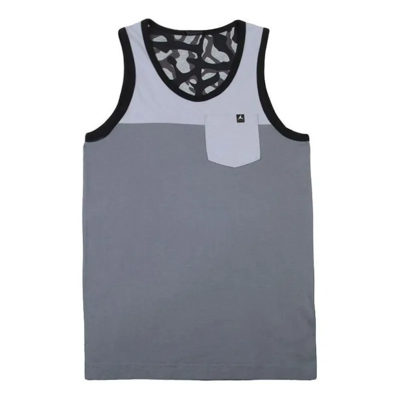 Air Jordan Ele Camo Tank Top 'Grey' 689003-065 sold by KicksCrew