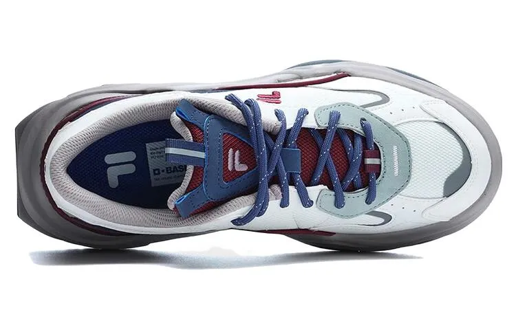 (WMNS) FILA FUSION Bianco 2 Sneakers 'White Grey Blue' T12W311302FBA sold by KicksCrew product image thumbnail 3