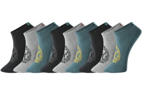 PUMA Sport Invisible Socks 3 Pack 'Black Grey Teal' 701223996-001 sold by KicksCrew